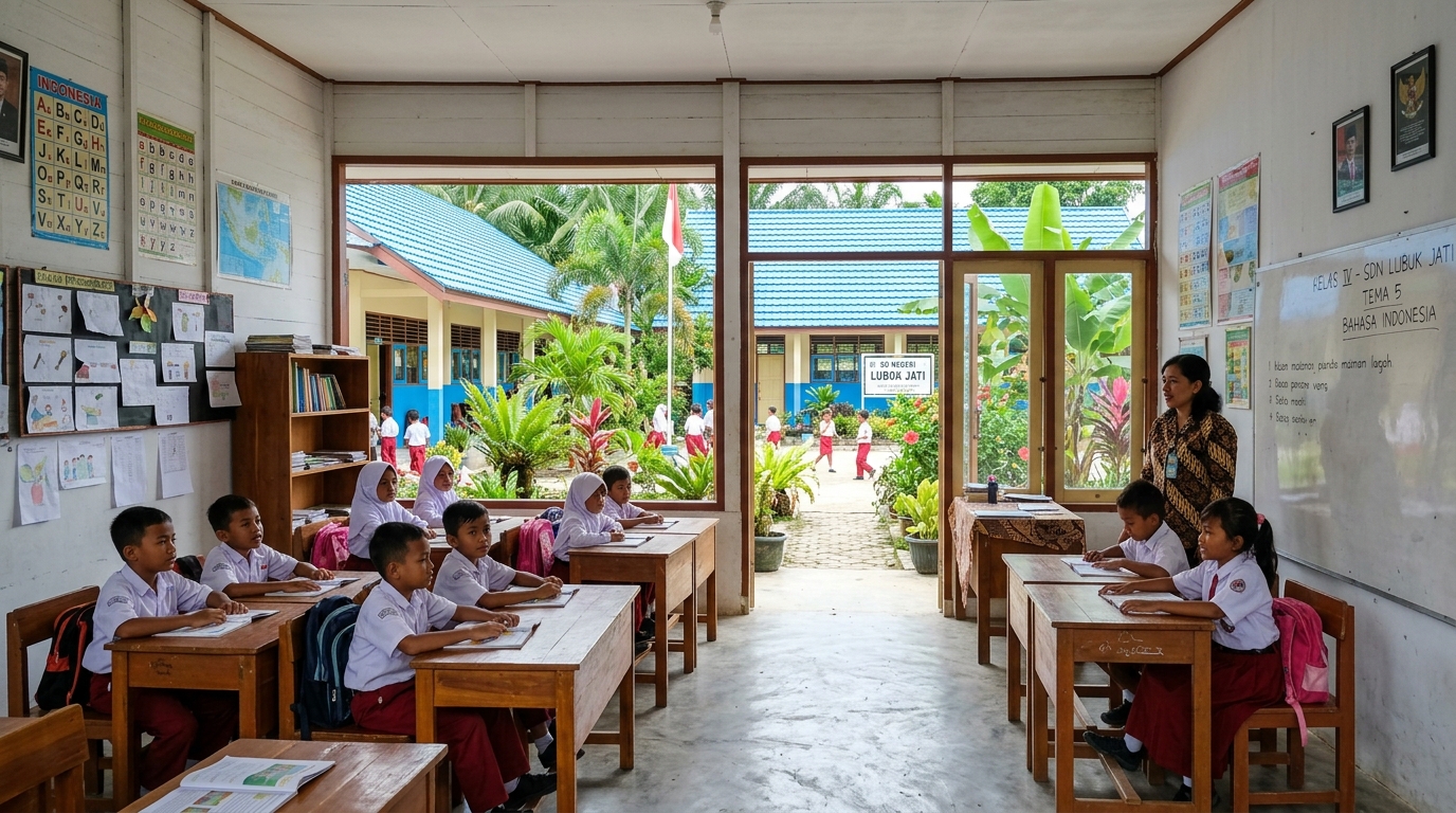 Rehabilitasi Ruang Kelas & Laboratorium Komputer Digital SDN 05 Penarik